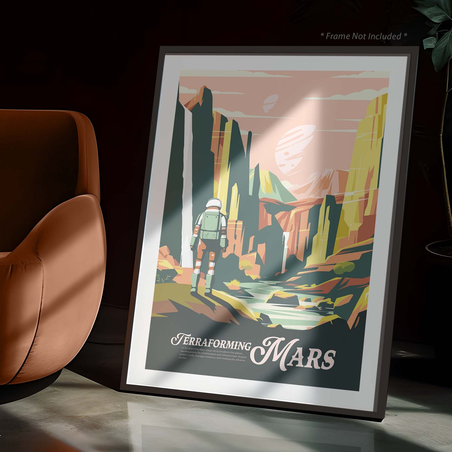 Terraforming Mars - Inspired Matte Poster