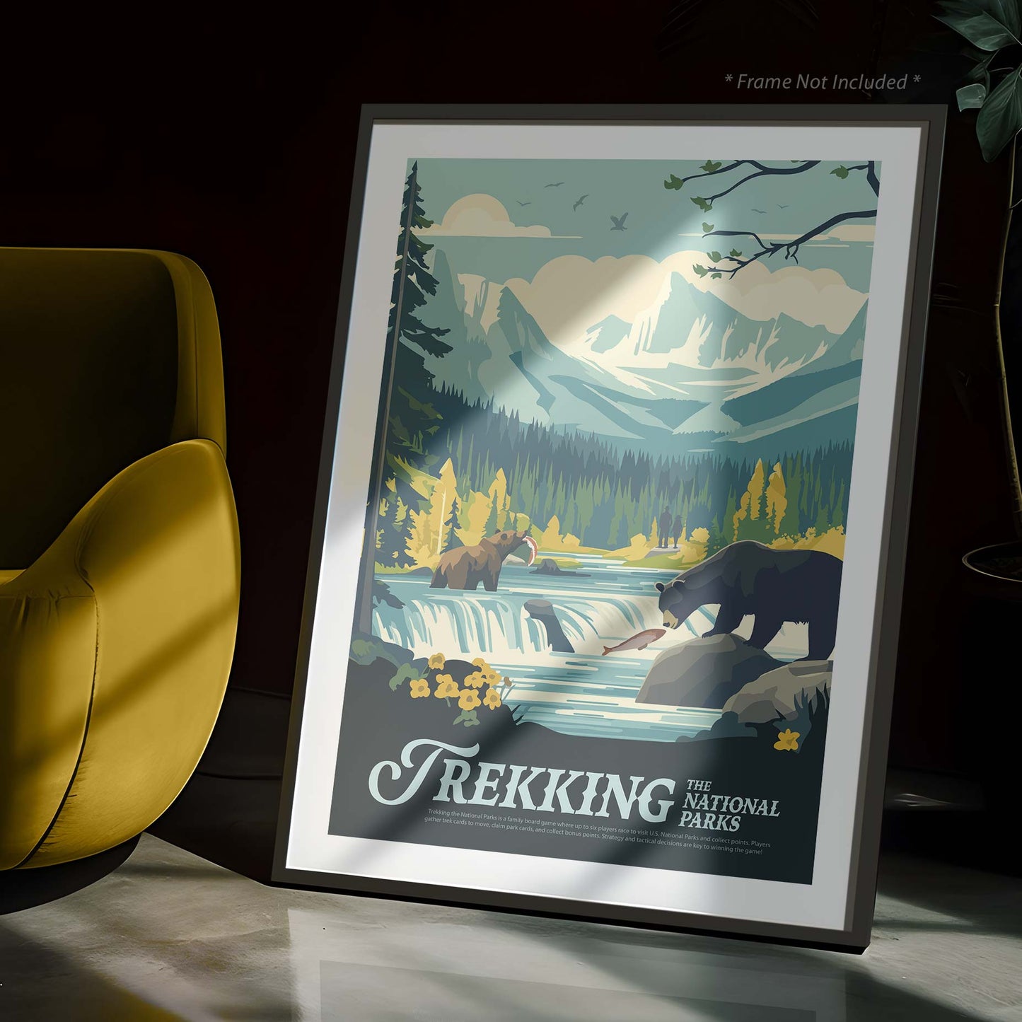 Trekking The National Parks - Inspired Matte Poster