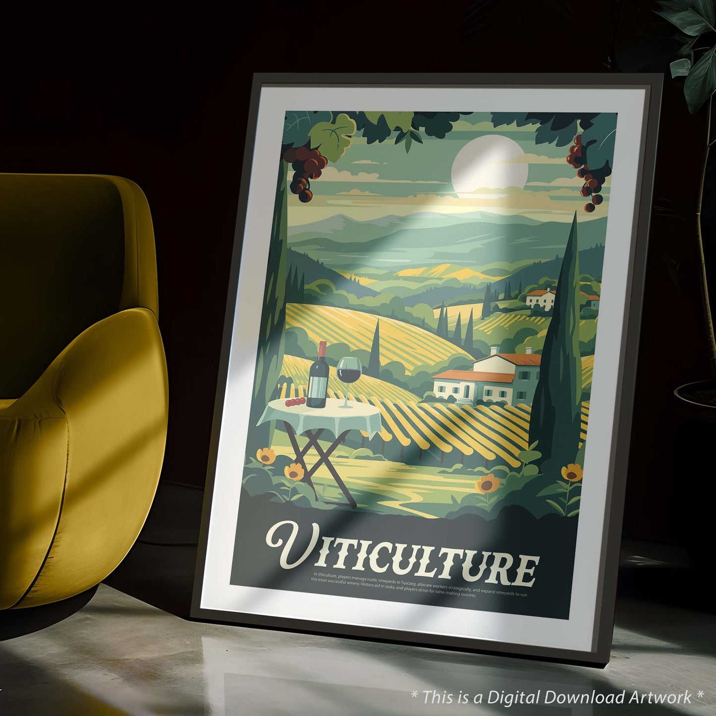 Viticulture - Inspired Digital Art Download