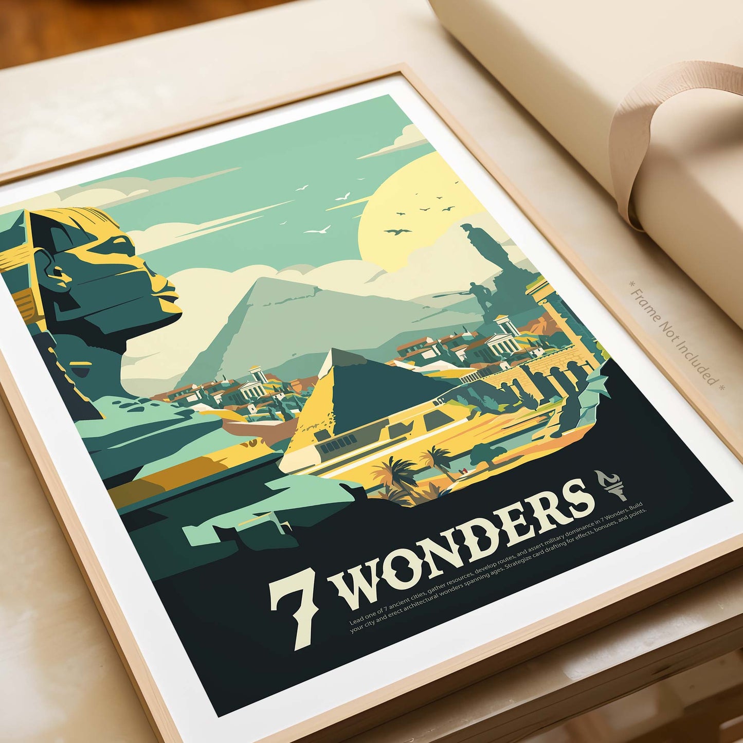7 Wonders - Inspired Matte Poster