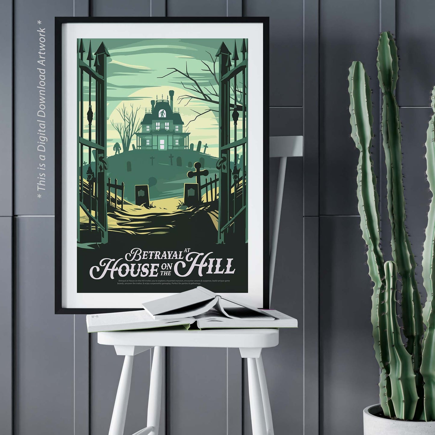 Betrayal at House on the Hill - Inspired Digital Art Download