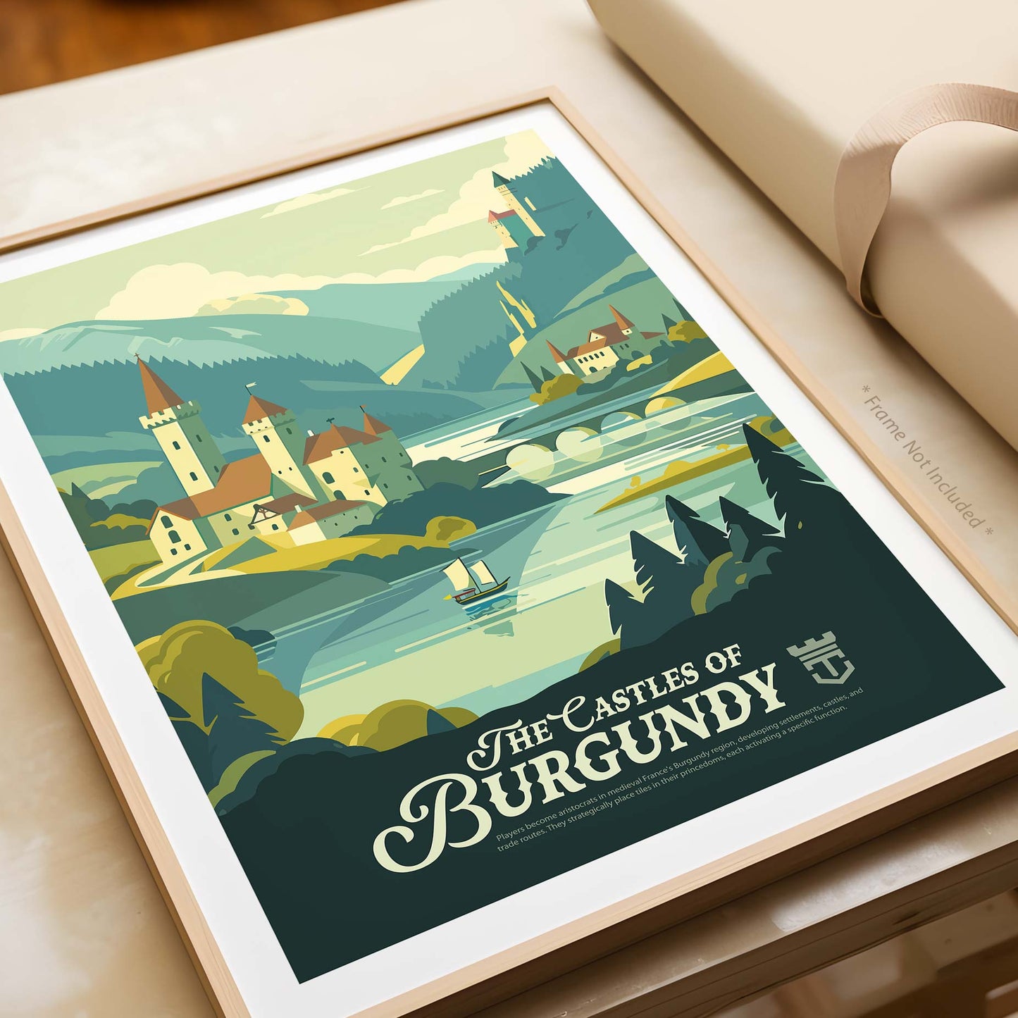 The Castles of Burgundy - Inspired Matte Poster