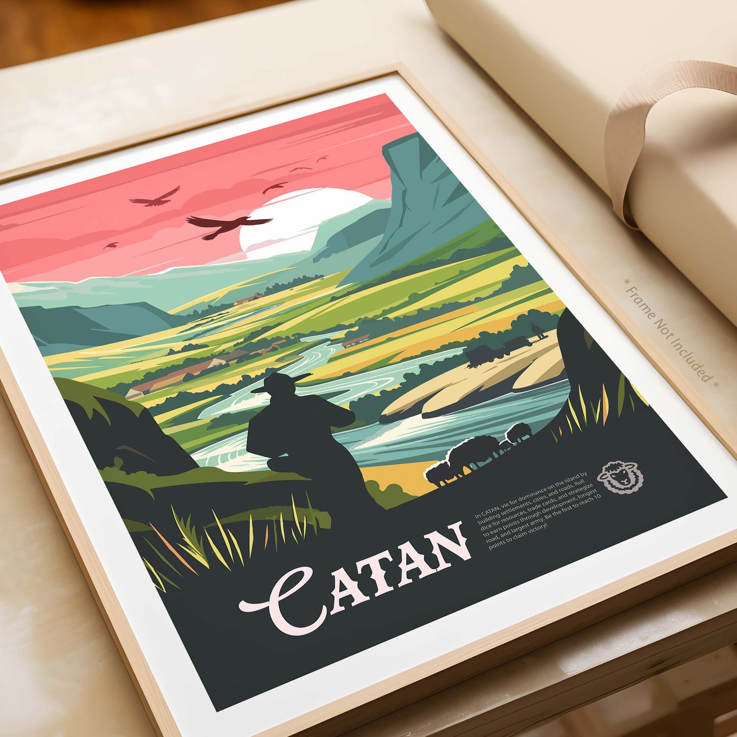 Catan - Inspired Matte Poster