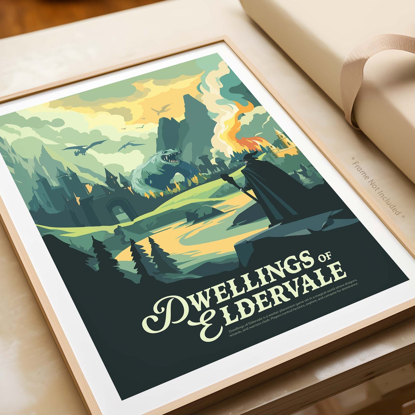 Dwellings of Eldervale - Inspired Matte Poster