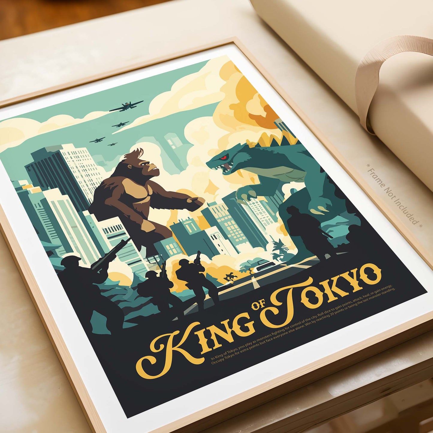 King of Tokyo - Inspired Matte Poster