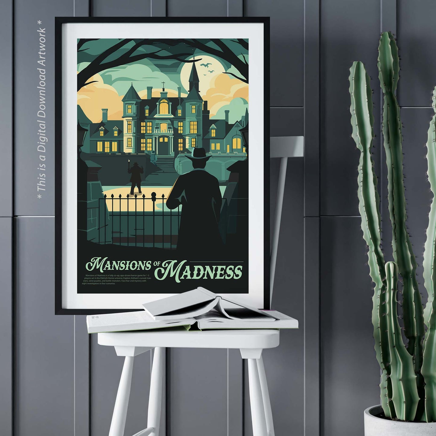 Mansions of Madness - Inspired Digital Art Download