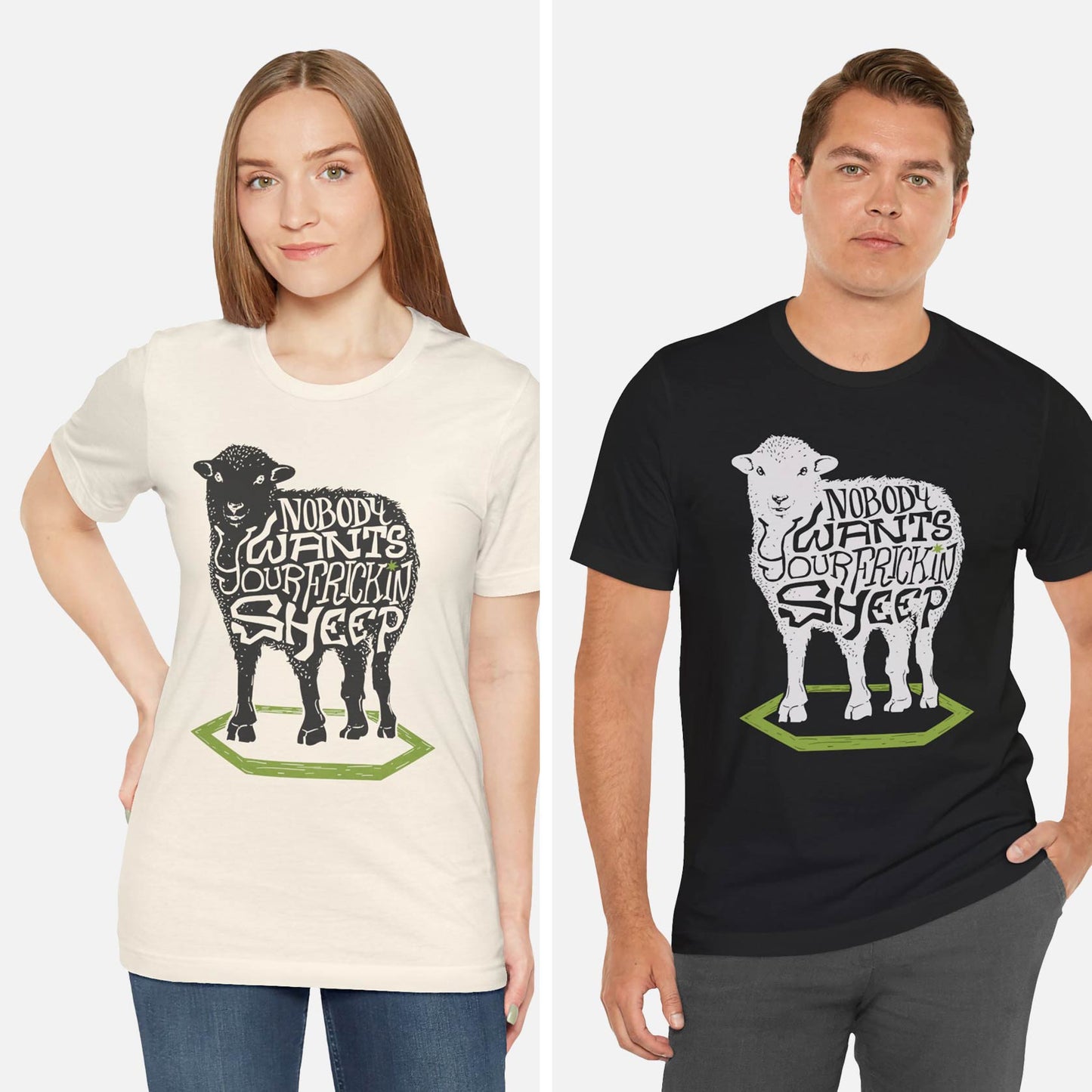 Nobody Wants Your Frickin Sheep Unisex Tee