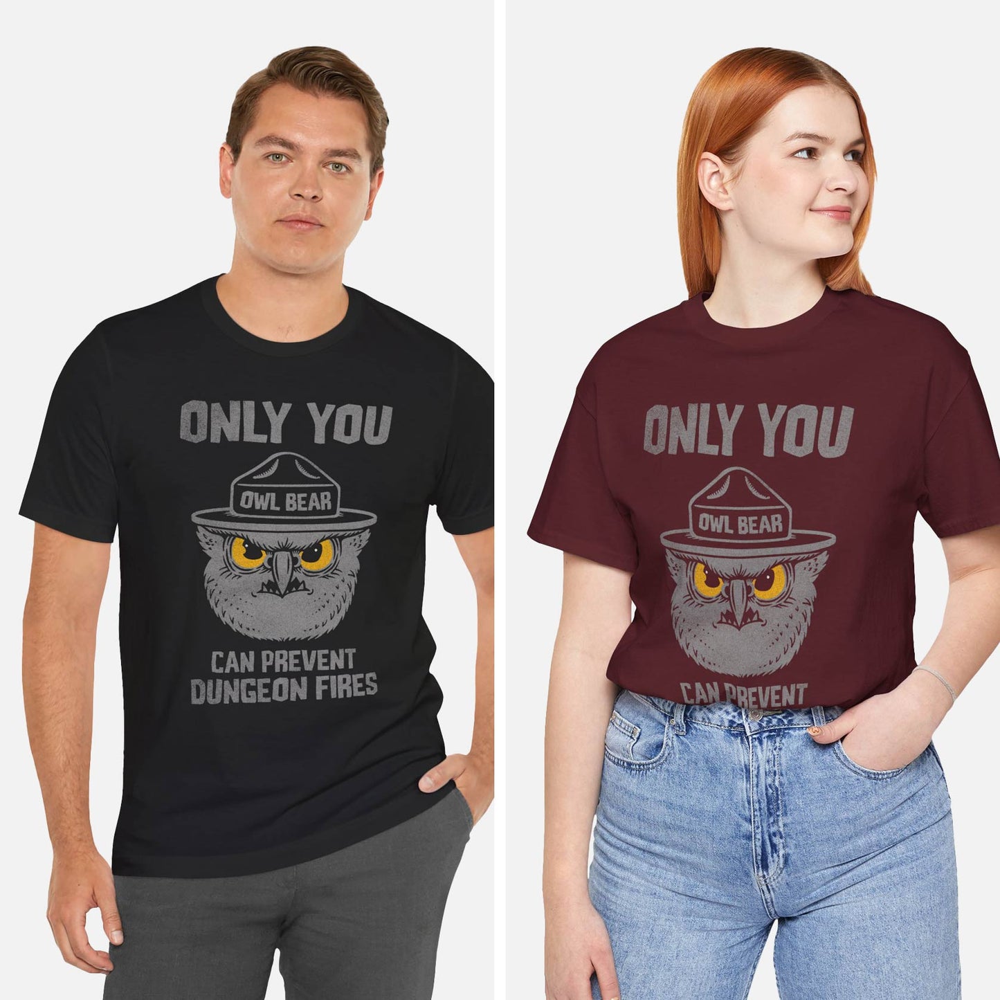 Only You Can Prevent Dungeon Fires (Midnight Edition) Unisex Tee