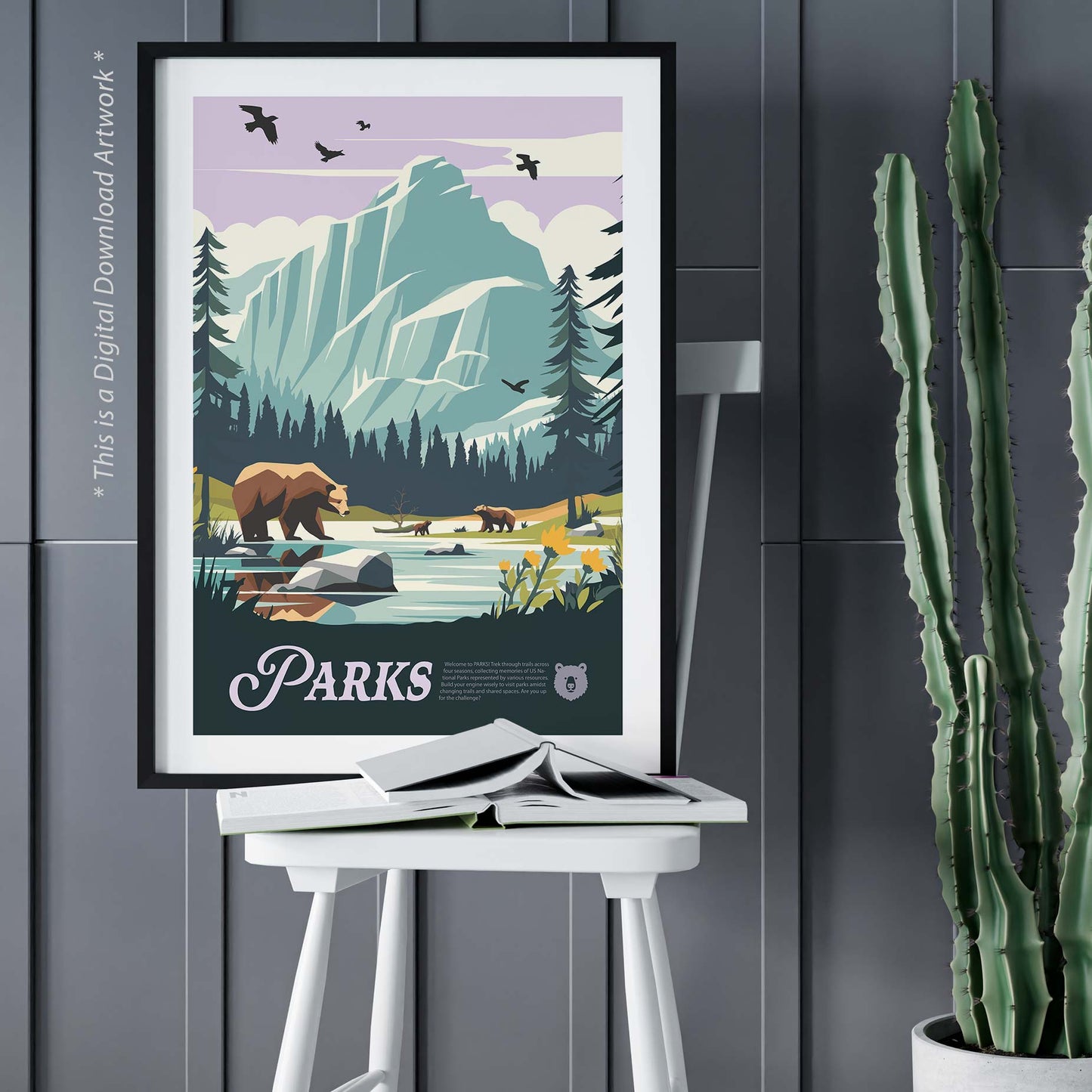 Parks - Inspired Digital Art Download