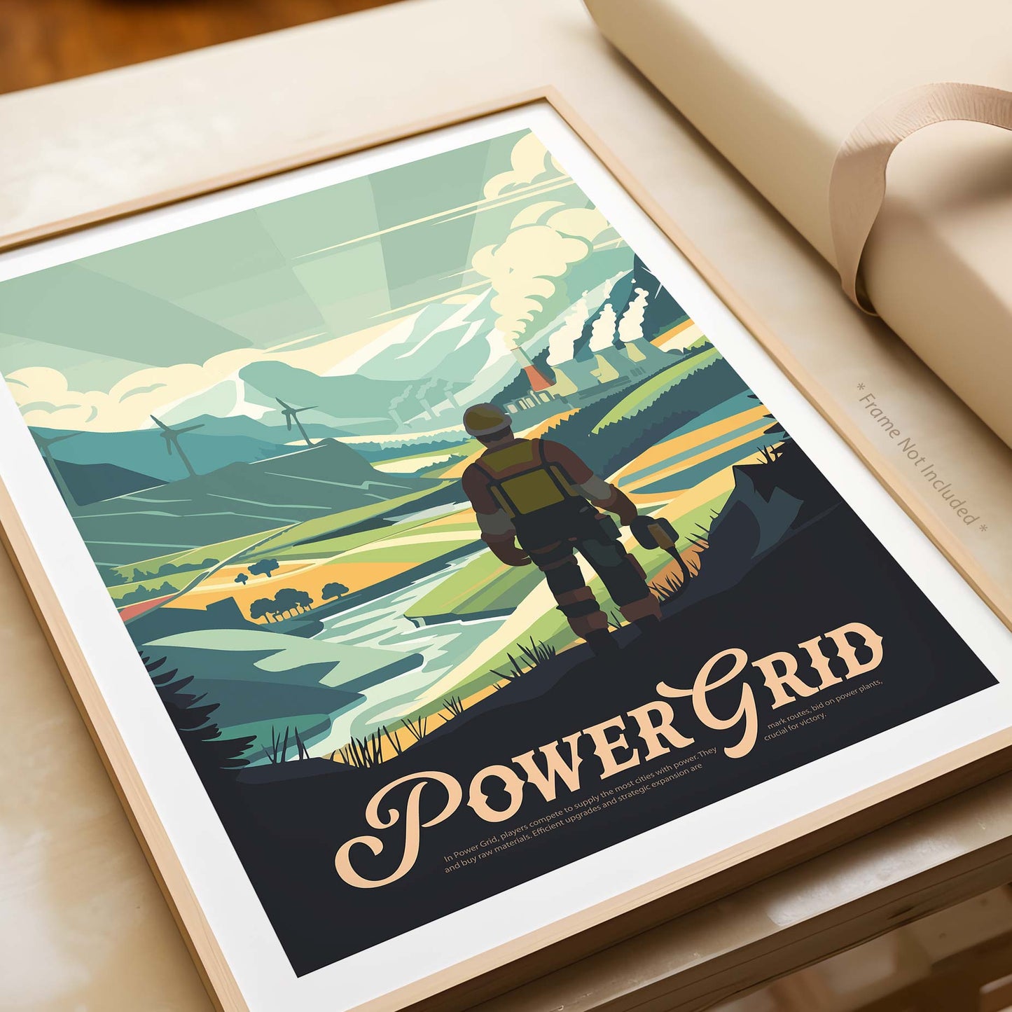 Power Grid - Inspired Matte Poster