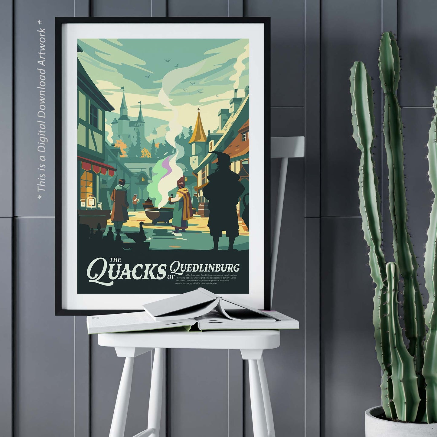 The Quacks of Quedlinburg - Inspired Digital Art Download