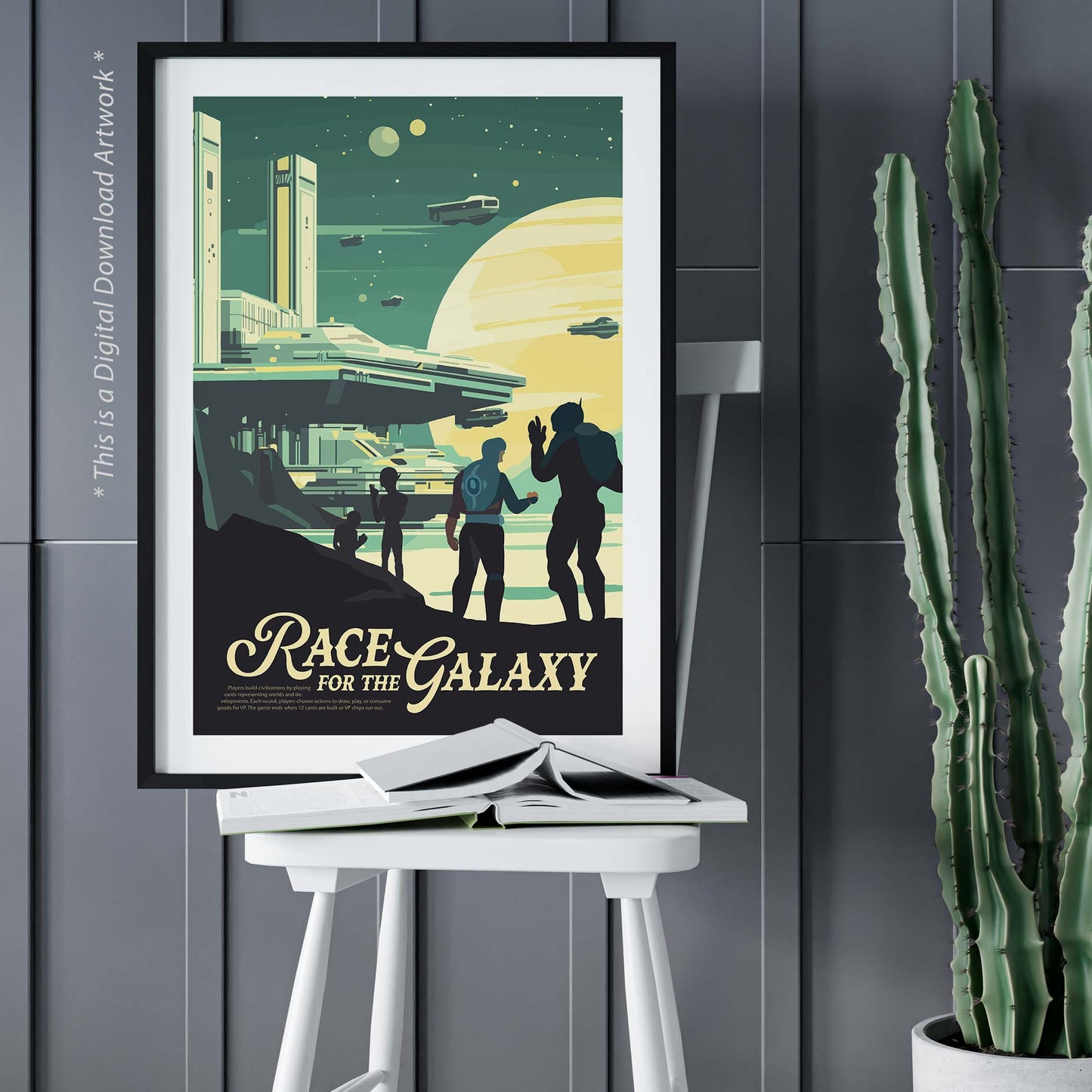 Race for the Galaxy - Inspired Digital Art Download