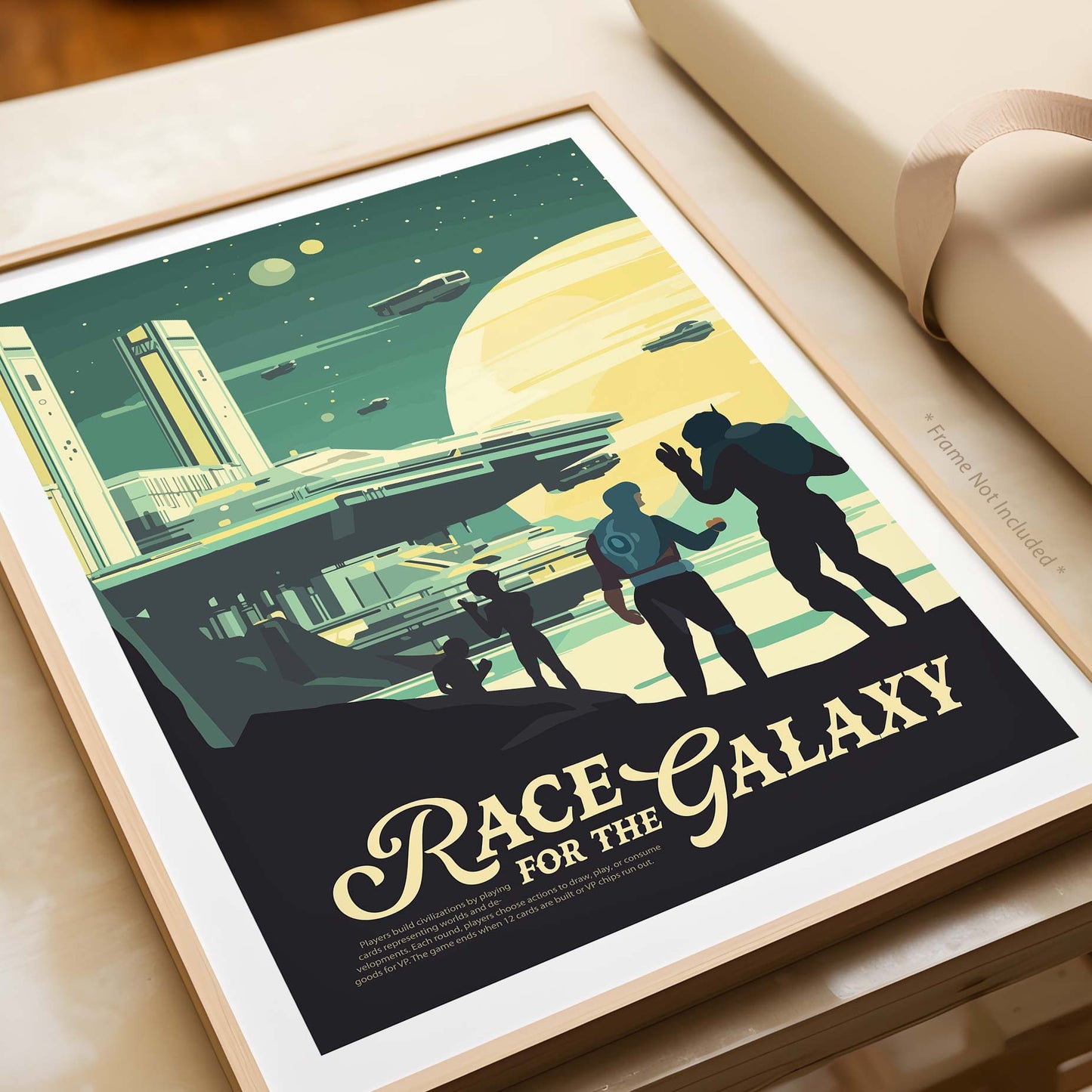 Race for the Galaxy - Inspired Matte Poster