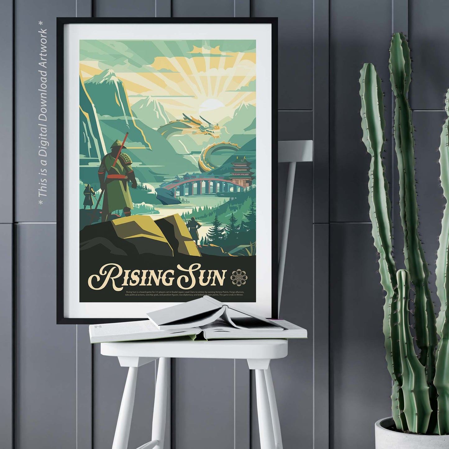 Rising Sun - Inspired Digital Art Download