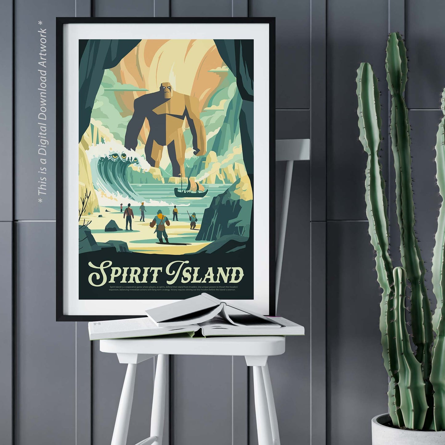 Spirit Island - Inspired Digital Art Download