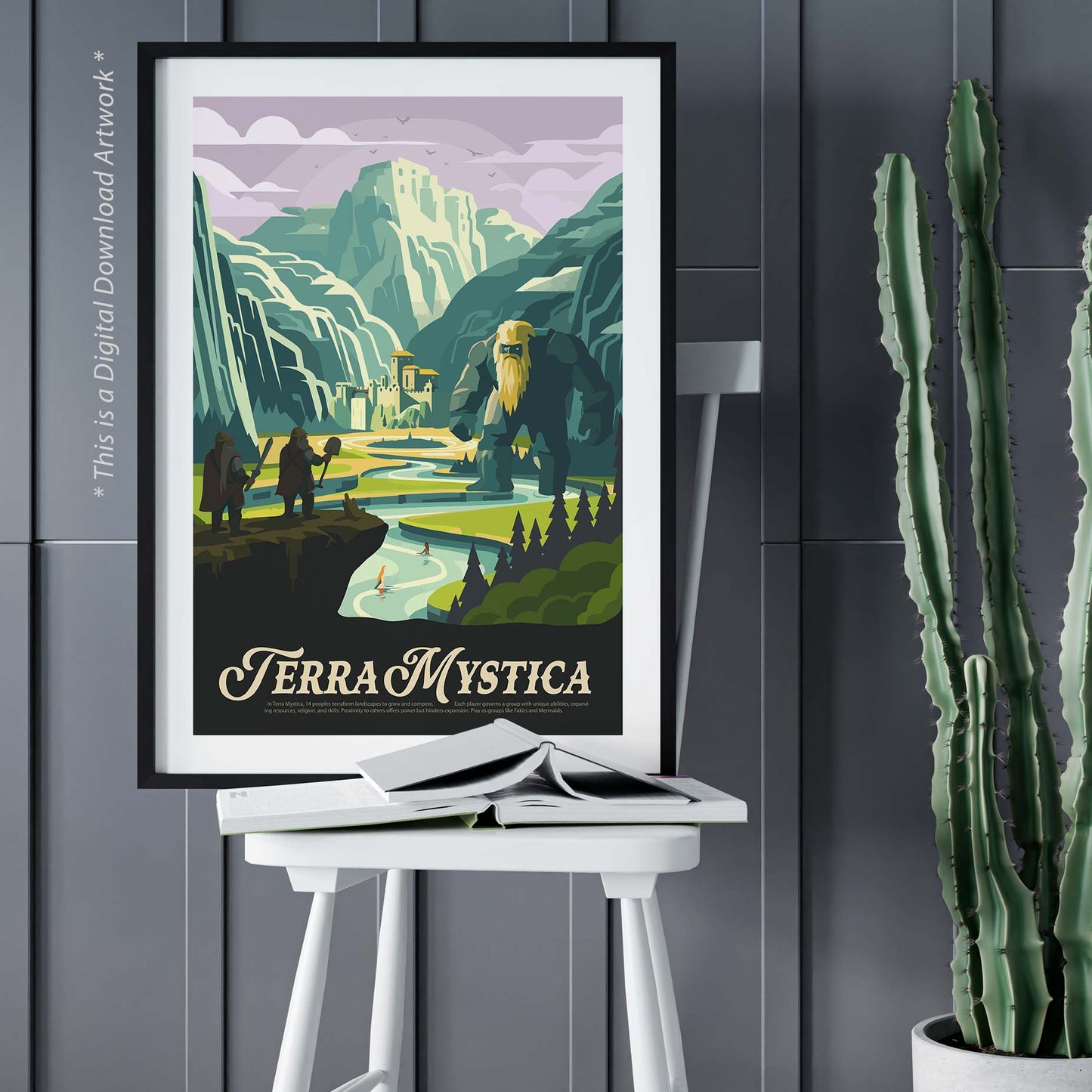 Terra Mystica - Inspired Digital Art Download