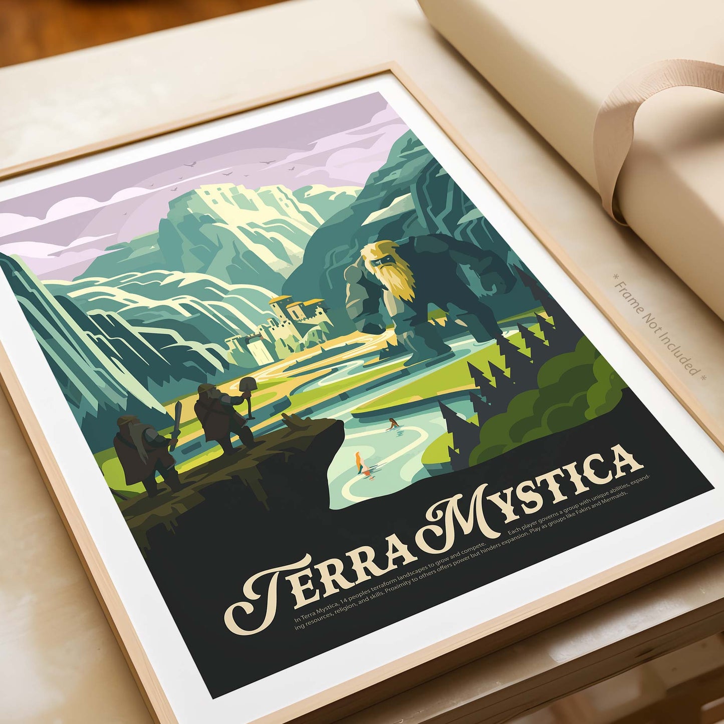 Terra Mystica - Inspired Matte Poster