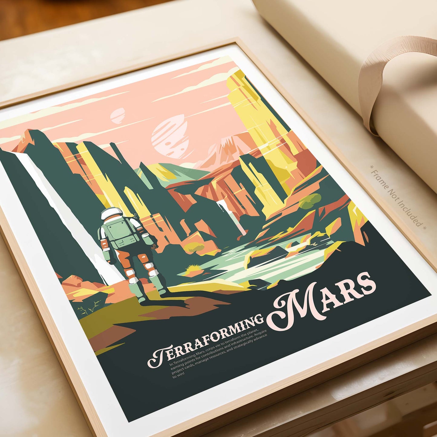 Terraforming Mars - Inspired Matte Poster