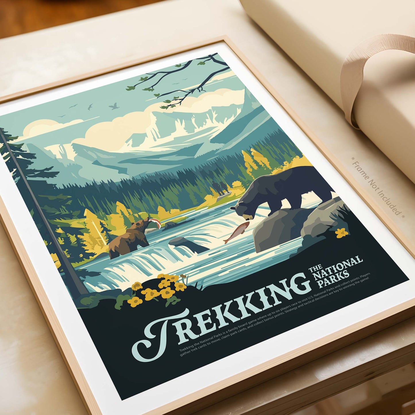 Trekking The National Parks - Inspired Matte Poster