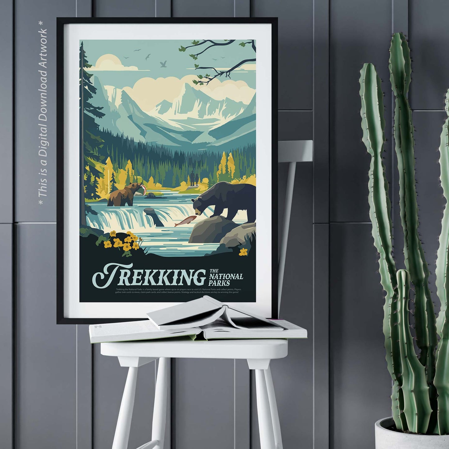 Trekking The National Parks - Inspired Digital Art Download