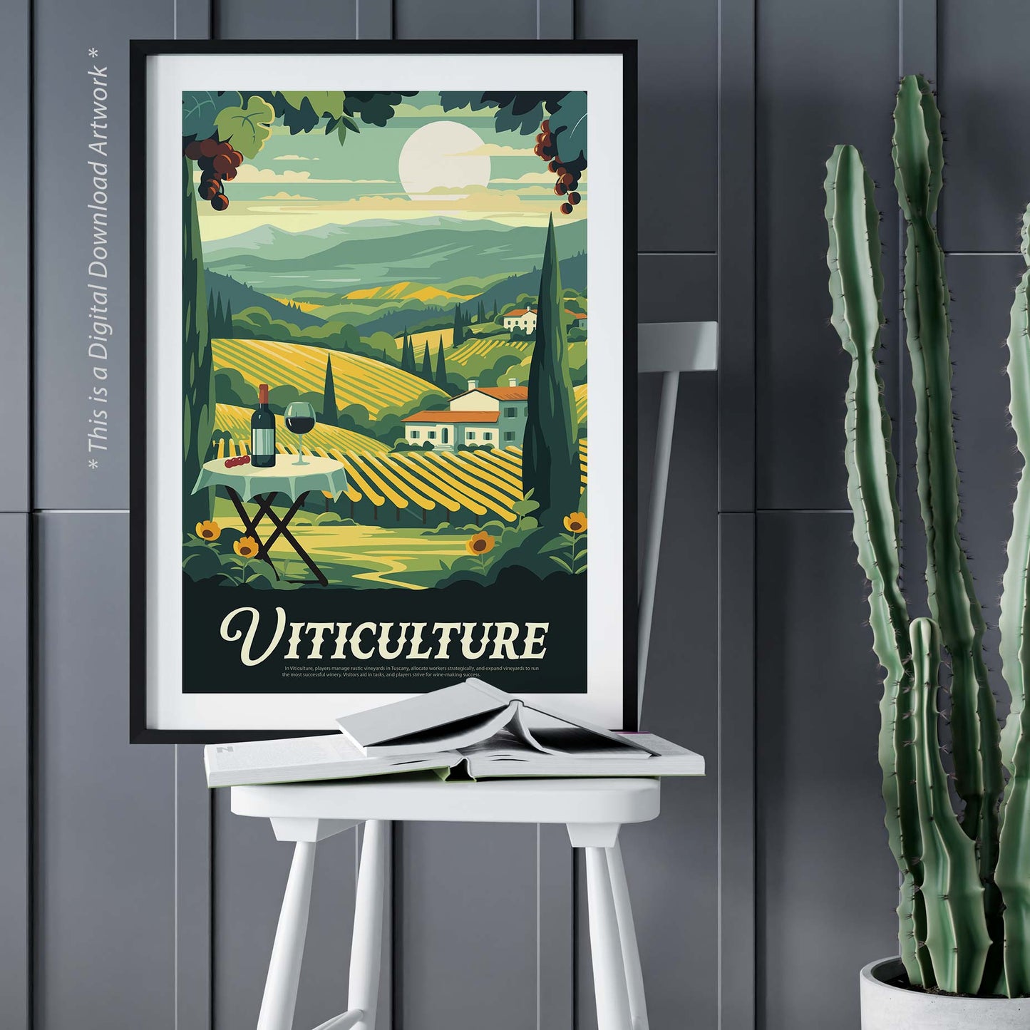 Viticulture - Inspired Digital Art Download