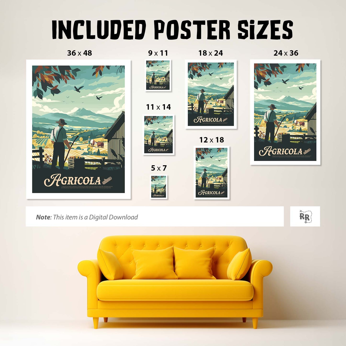 Agricola - Unofficial Inspired Digital Art Download