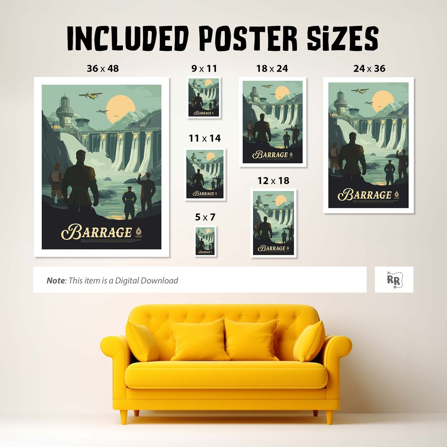 Barrage - Unofficial Inspired Digital Art Download