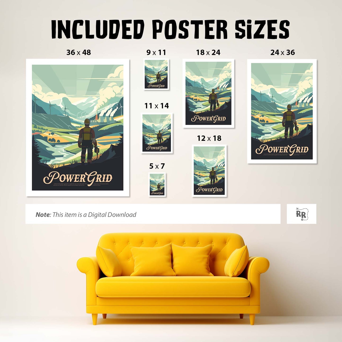 Power Grid - Unofficial Inspired Digital Art Download