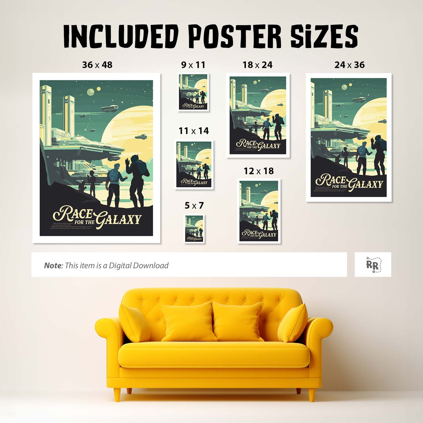 Race for the Galaxy - Unofficial Inspired Digital Art Download