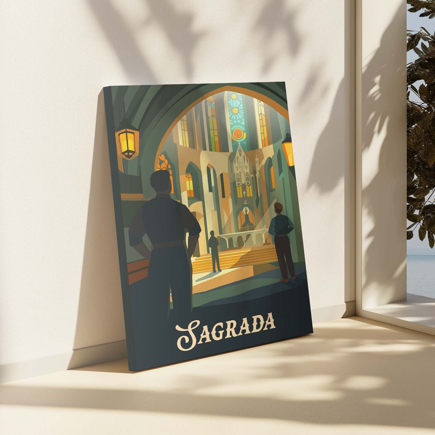 Sagrada - Inspired Canvas Art
