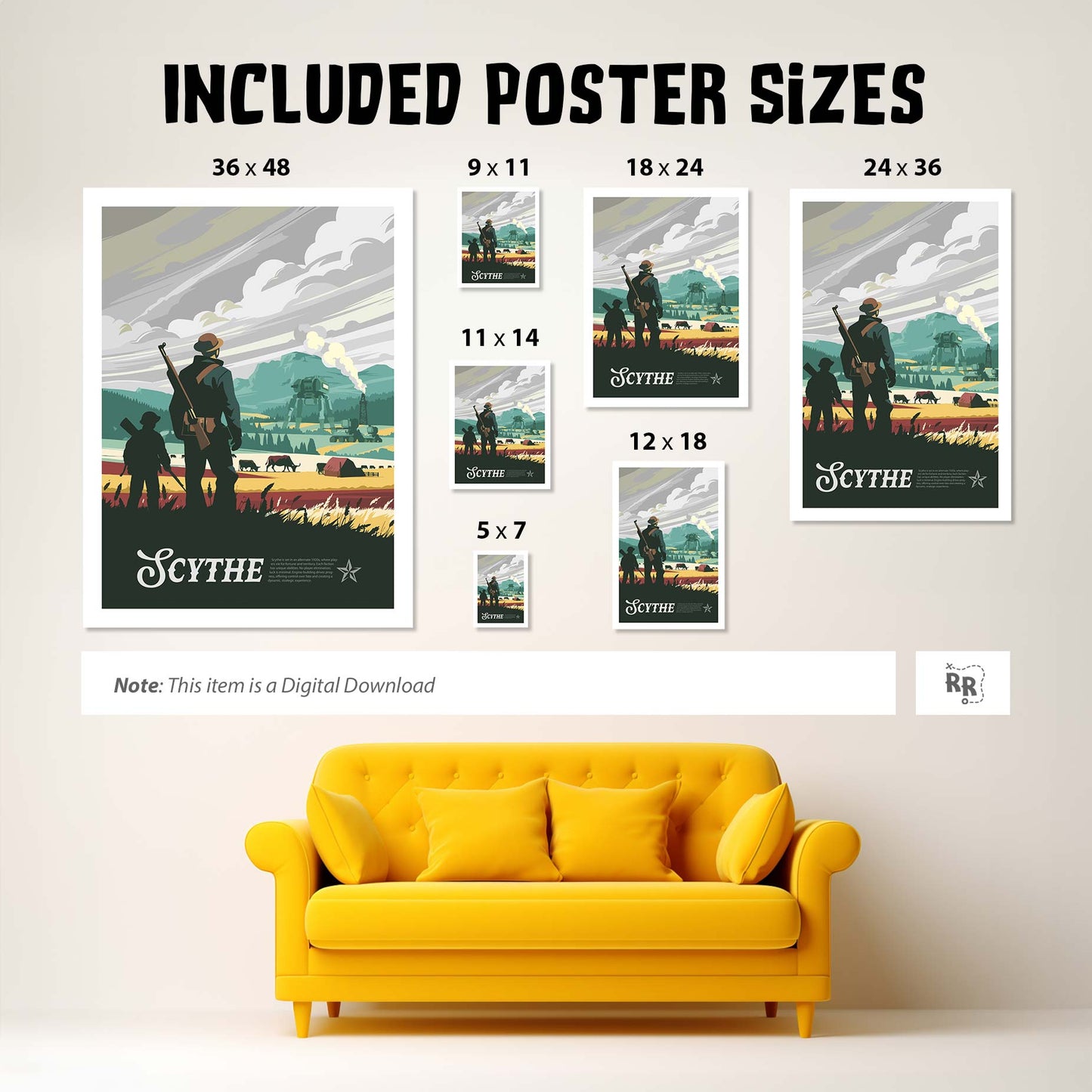 Scythe - Unofficial Inspired Digital Art Download