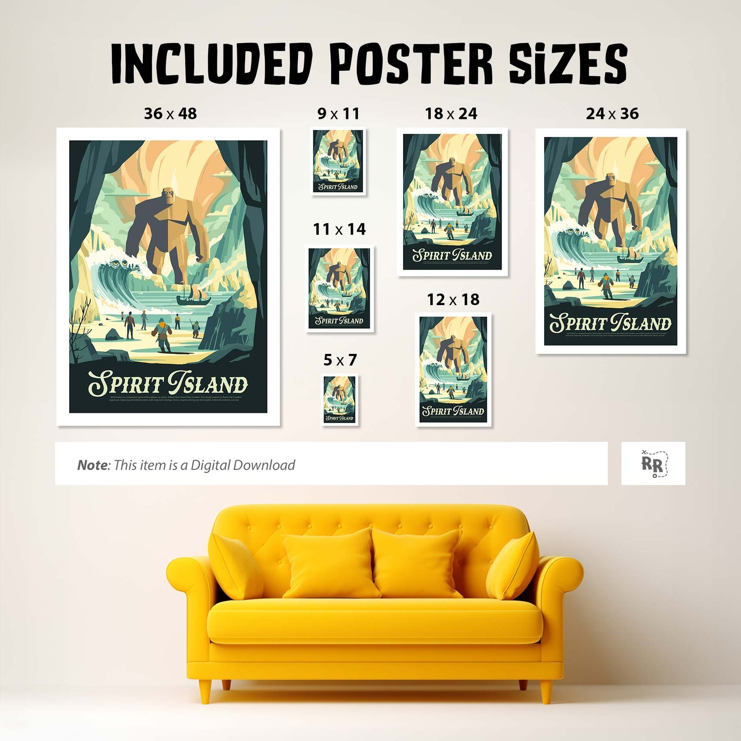 Spirit Island - Unofficial Inspired Digital Art Download