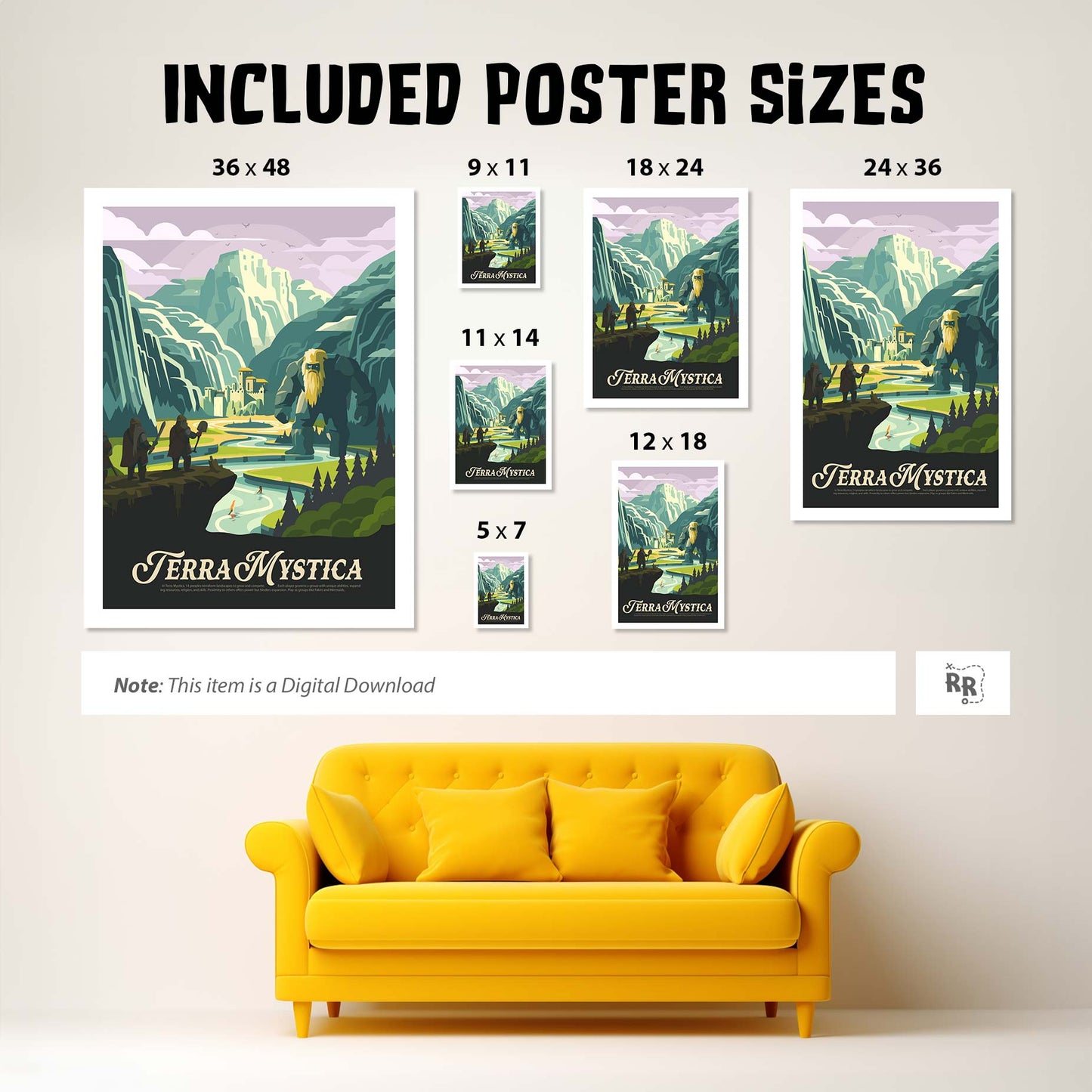 Terra Mystica - Unofficial Inspired Digital Art Download