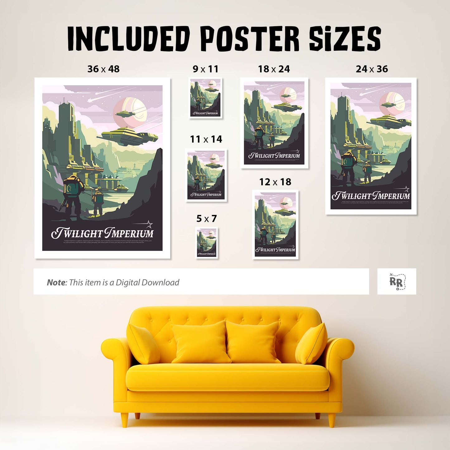 Twilight Imperium - Unofficial Inspired Digital Art Download