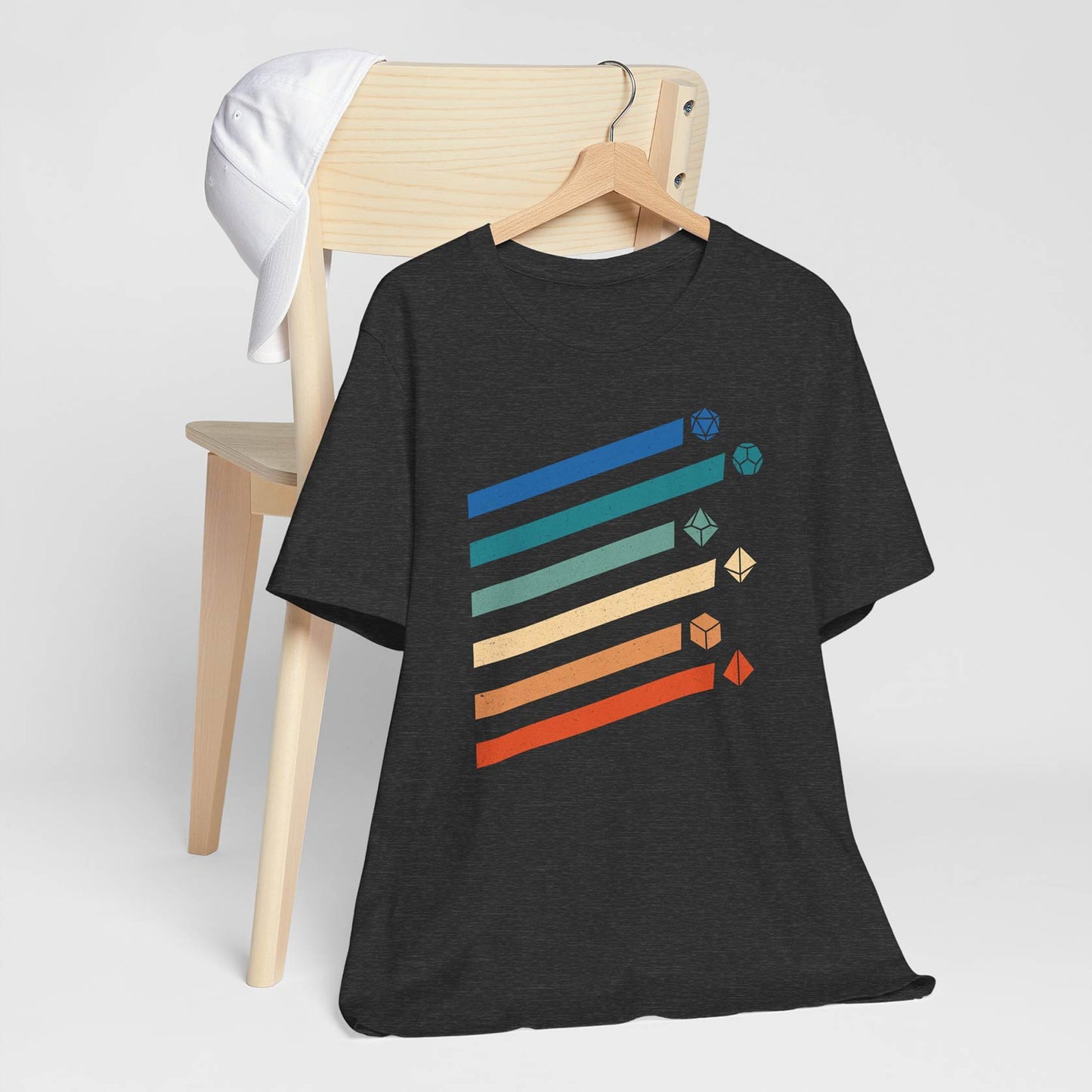 Vintage Dice Rainbow Unisex Tee