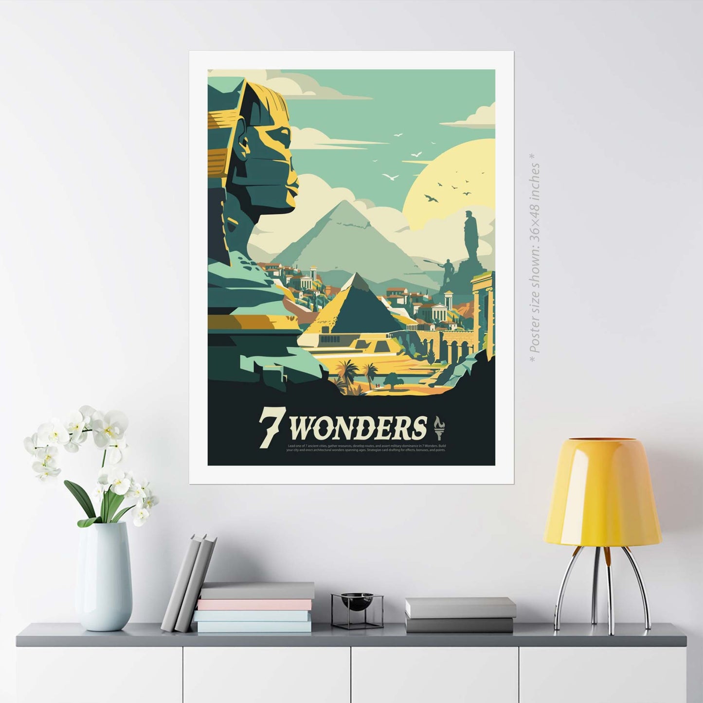 7 Wonders - Inspired Matte Poster