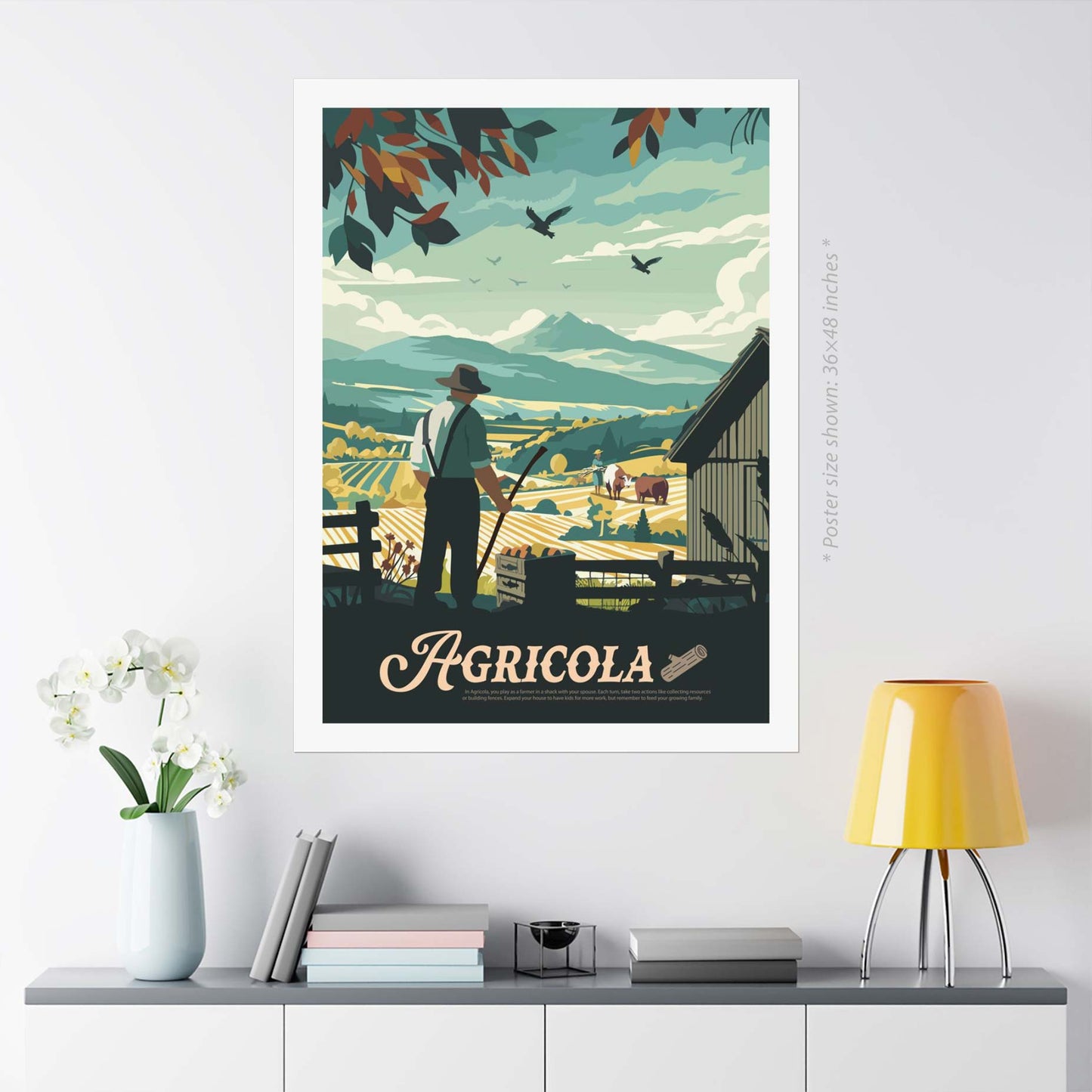 Agricola - Inspired Matte Poster