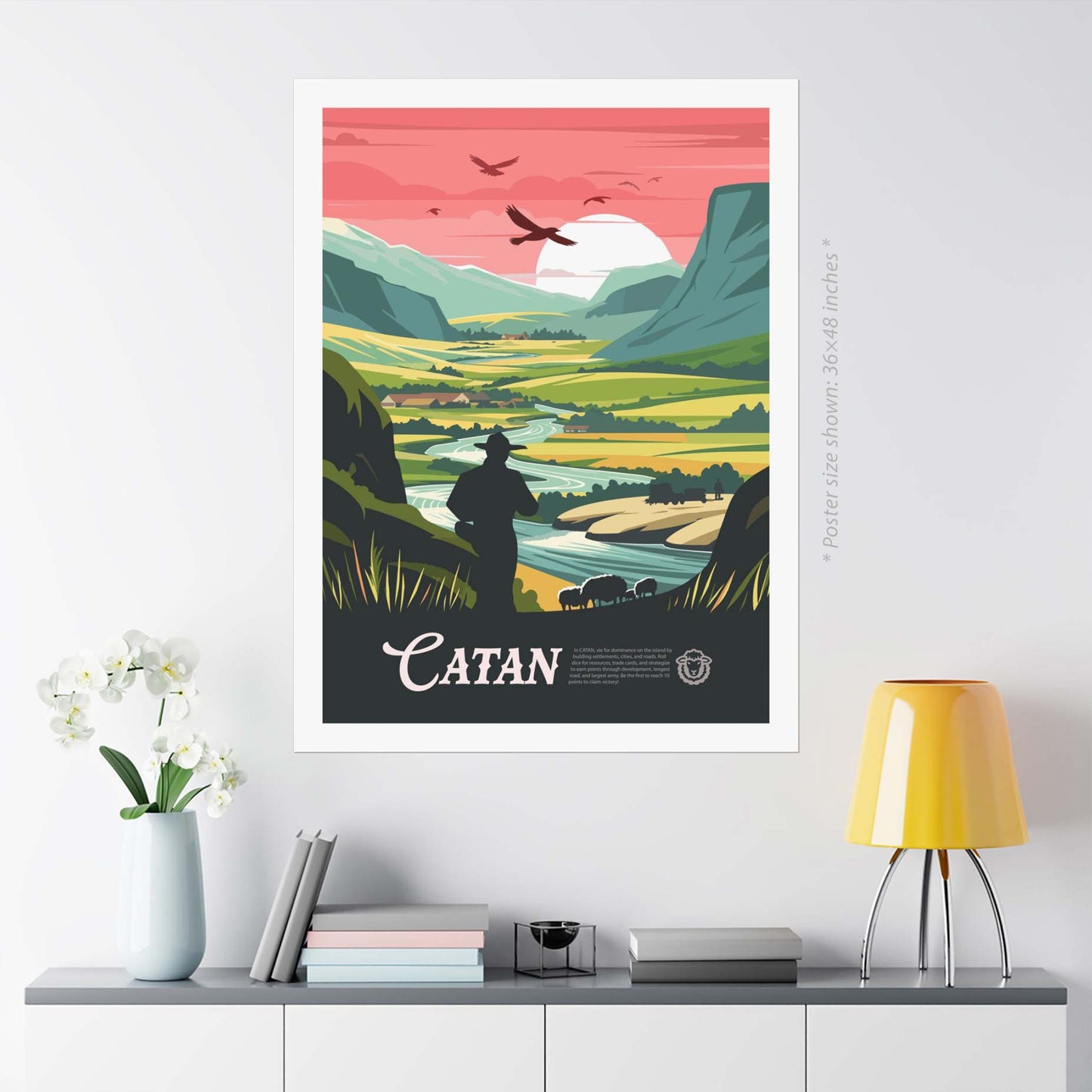 Catan - Inspired Matte Poster