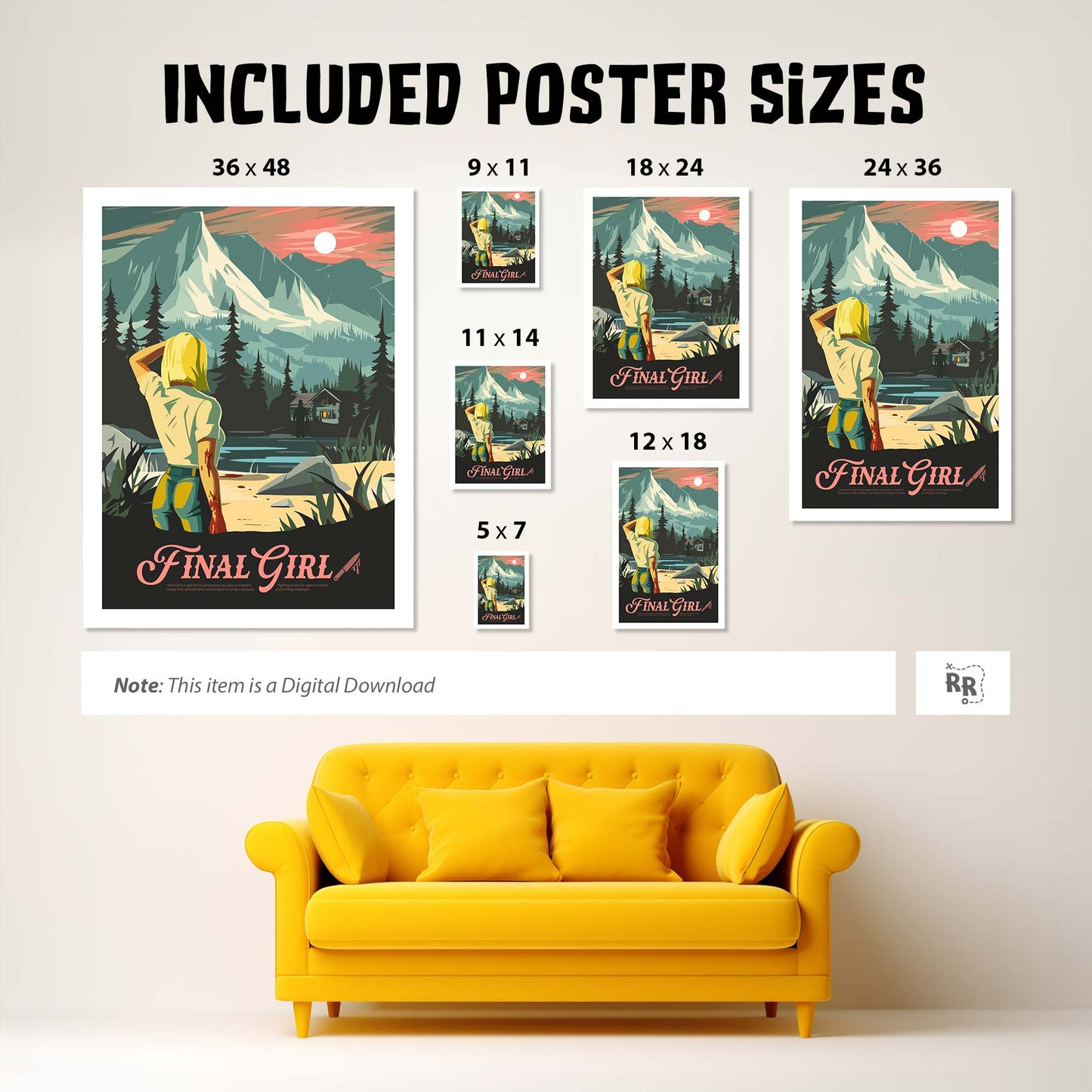 Final Girl - Unofficial Inspired Digital Art Download