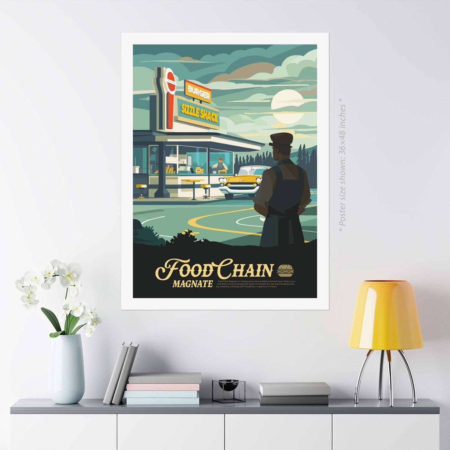 Food Chain Magnate - Inspired Matte Poster