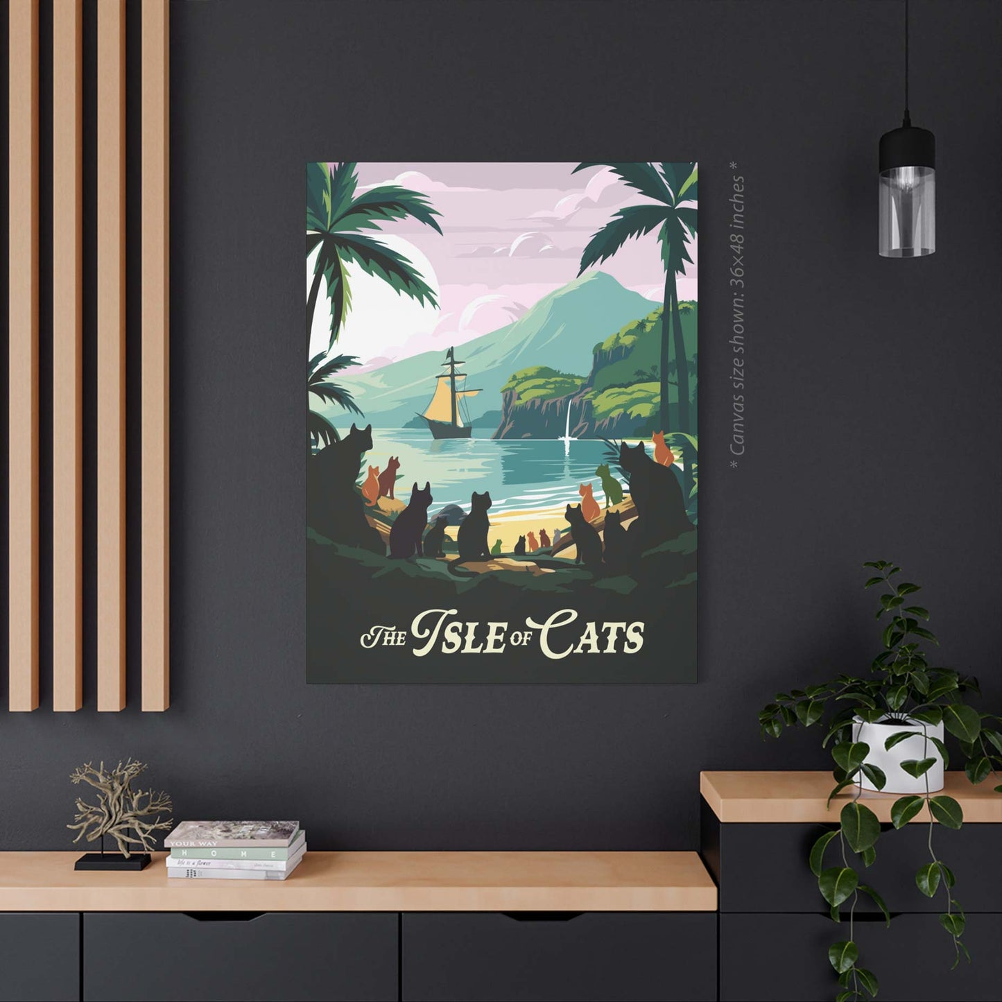 The Isle of Cats - Inspired Canvas Art