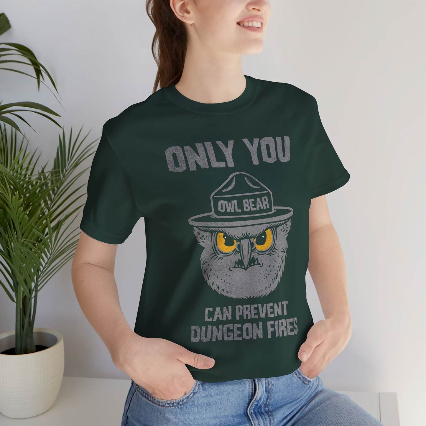 Only You Can Prevent Dungeon Fires (Midnight Edition) Unisex Tee