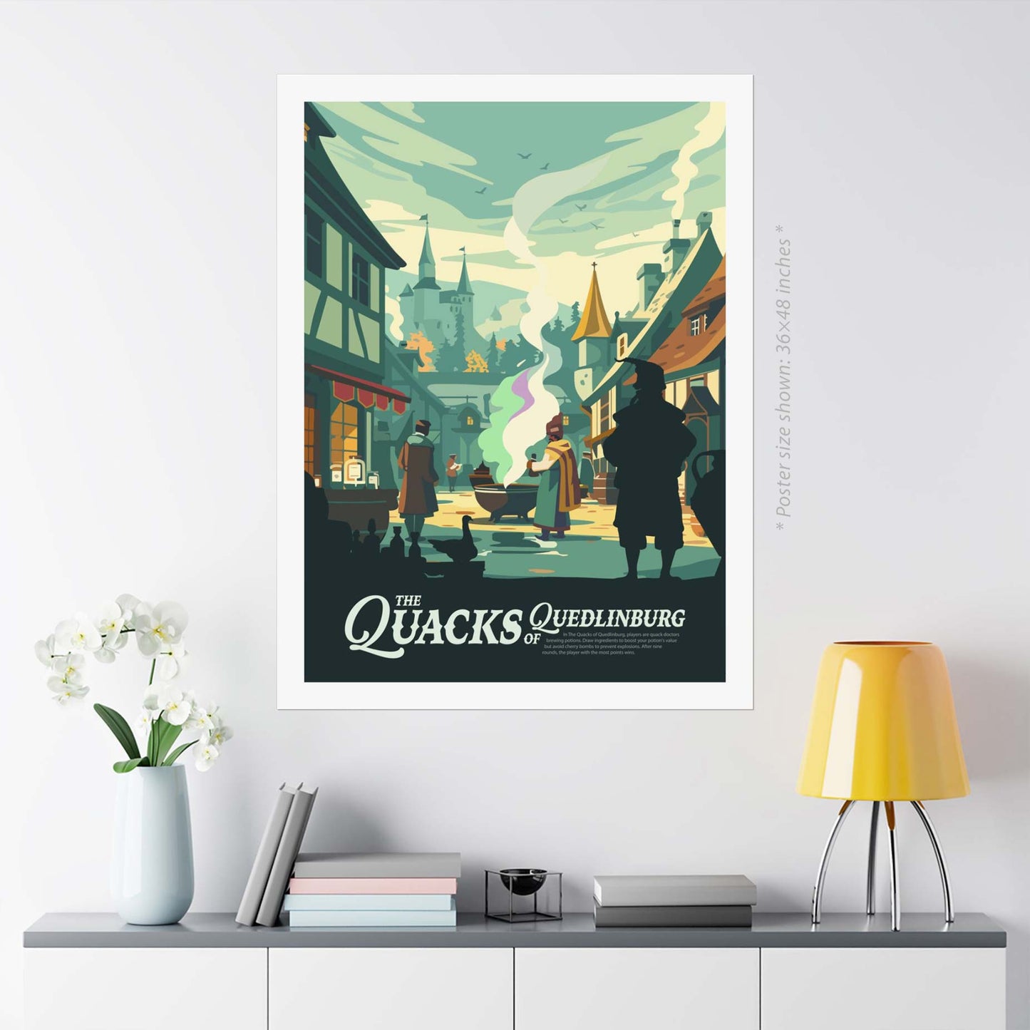 The Quacks of Quedlinburg - Inspired Matte Poster