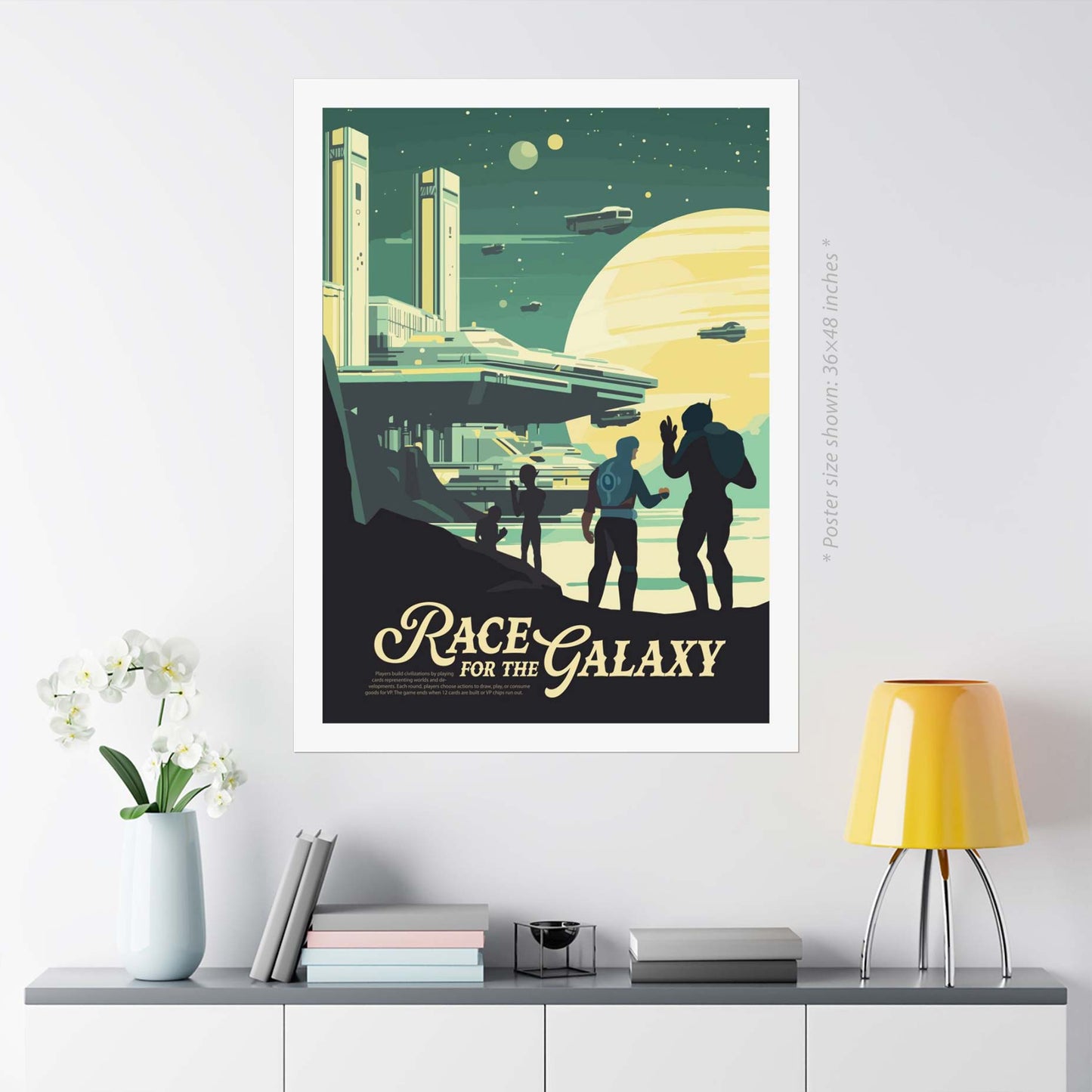 Race for the Galaxy - Inspired Matte Poster