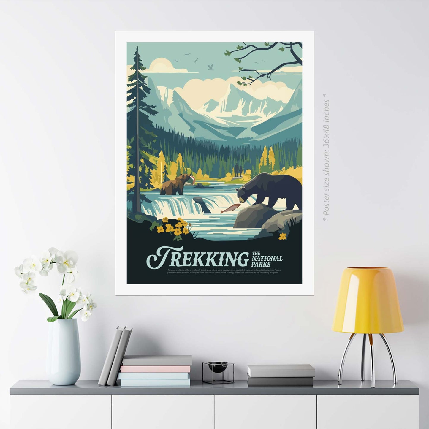 Trekking The National Parks - Inspired Matte Poster