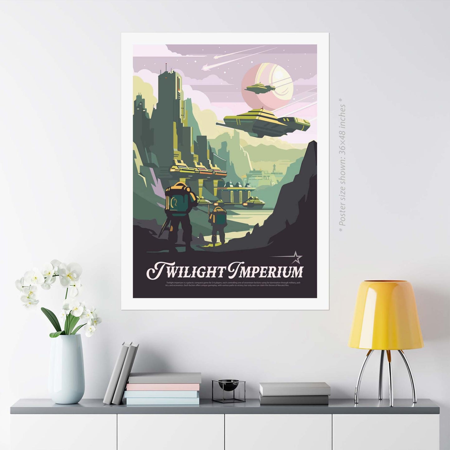 Twilight Imperium - Inspired Matte Poster