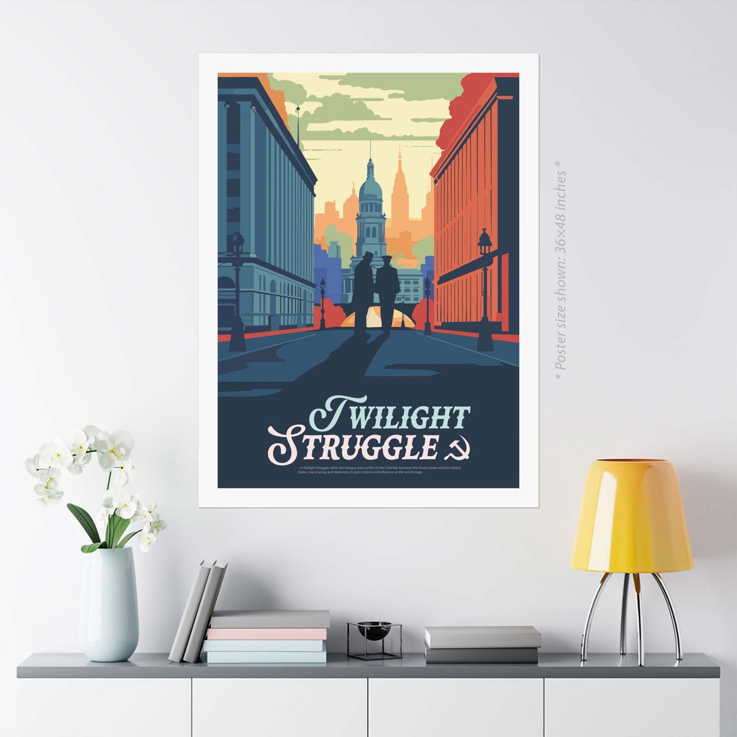 Twilight Struggle - Inspired Matte Poster