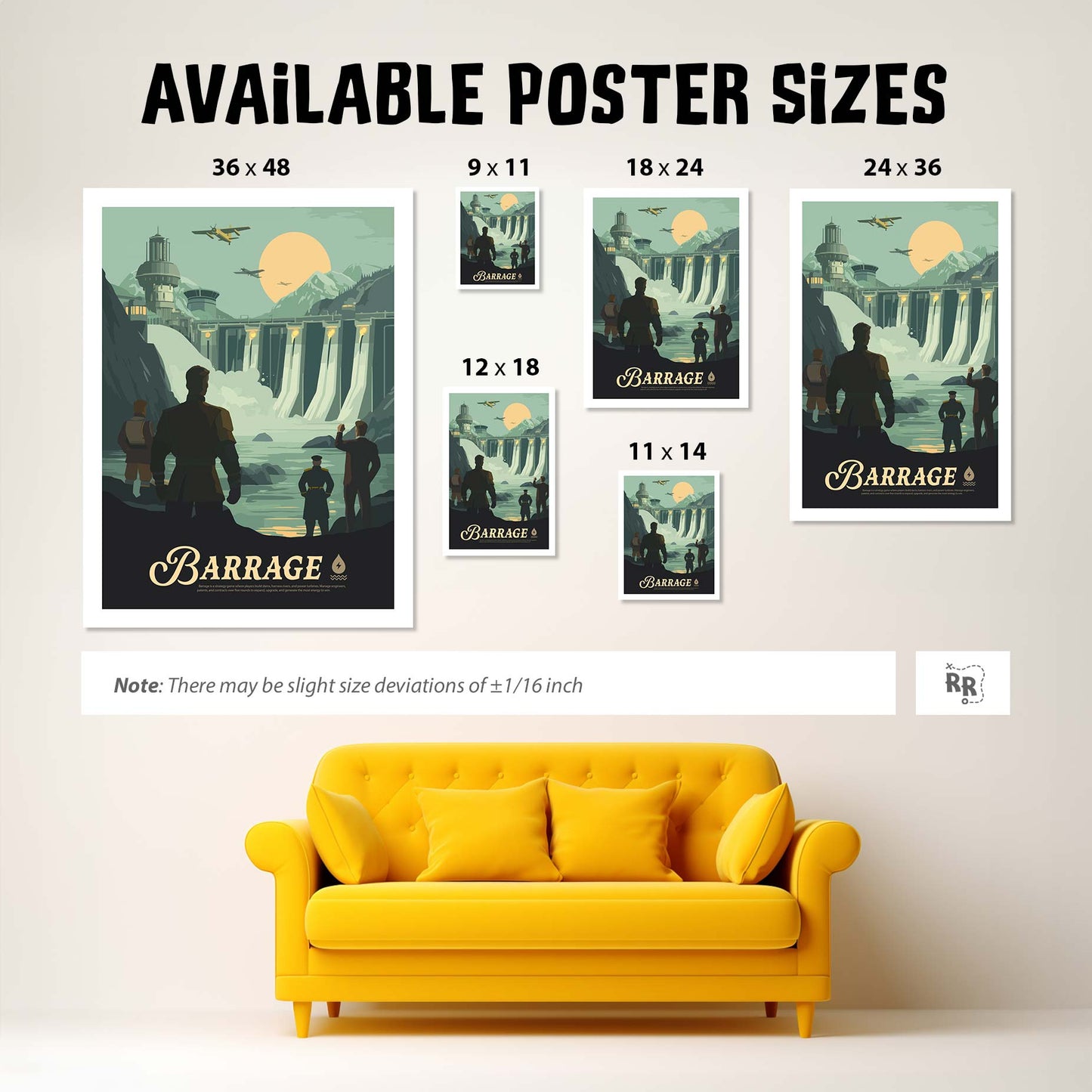 Barrage - Unofficial Inspired Matte Poster