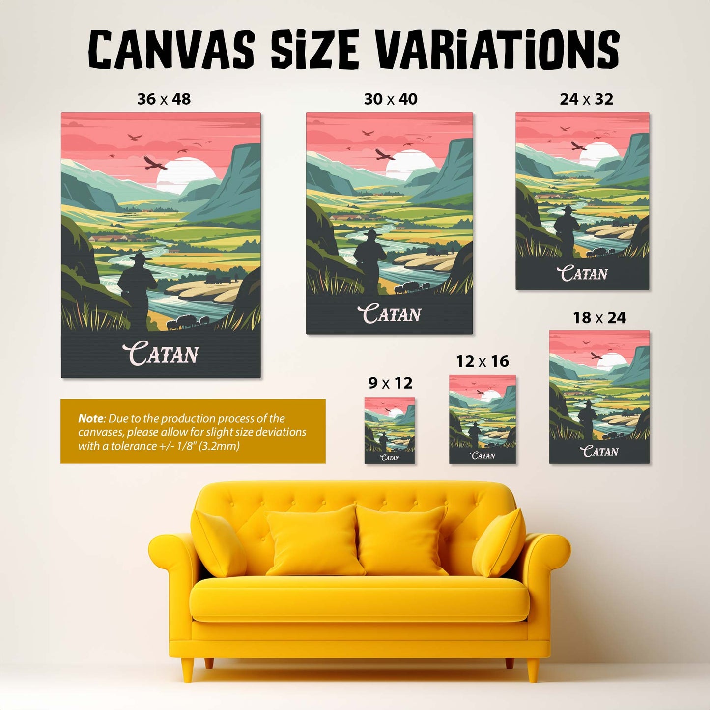 Catan - Inspired Canvas Art