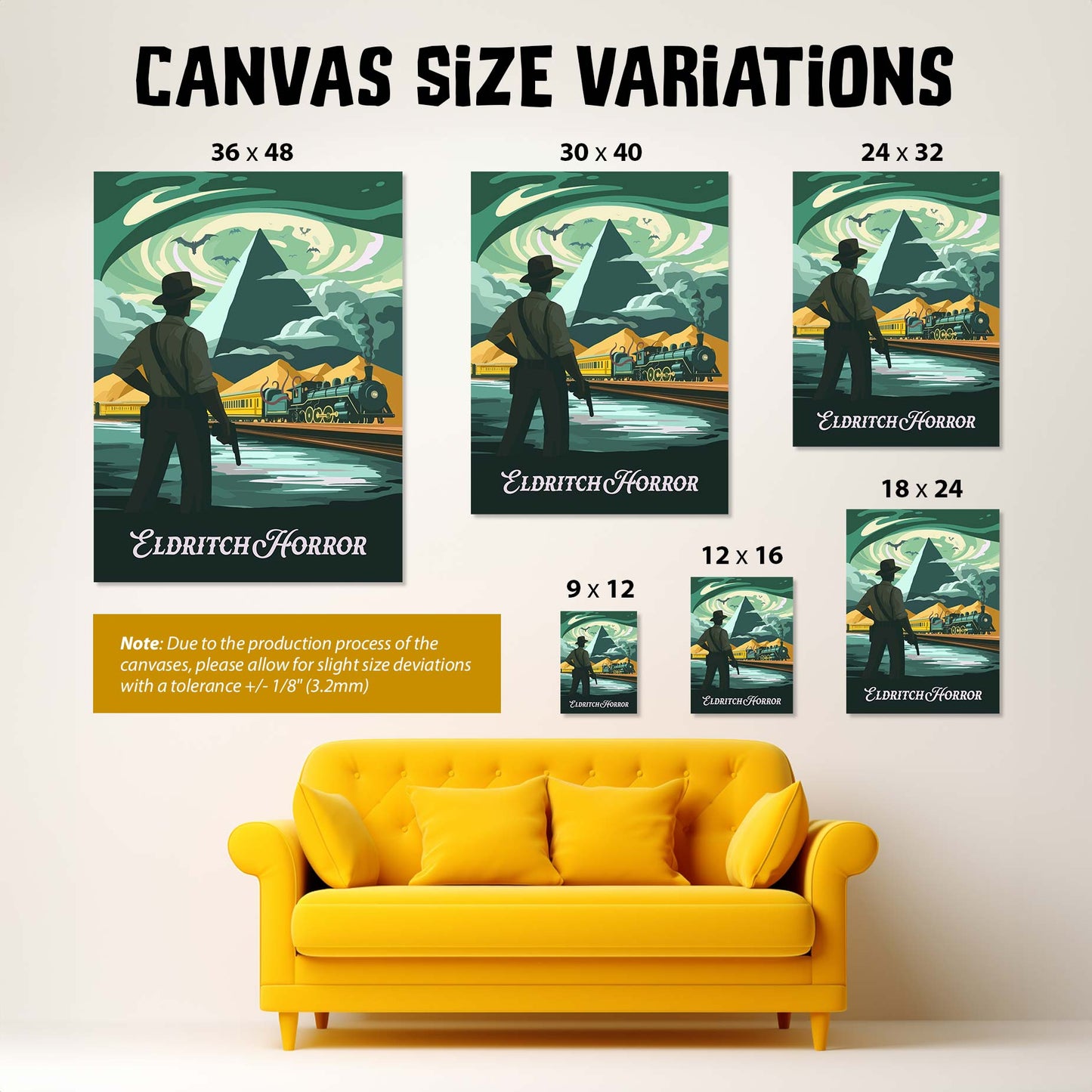 Eldritch Horror - Unofficial Inspired Canvas Art